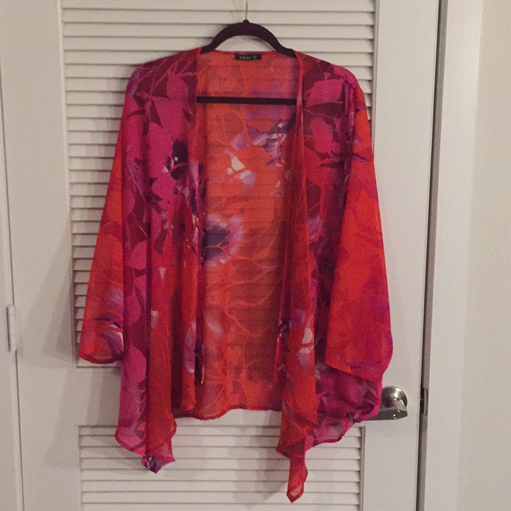 Sheer waterfall spring jacket